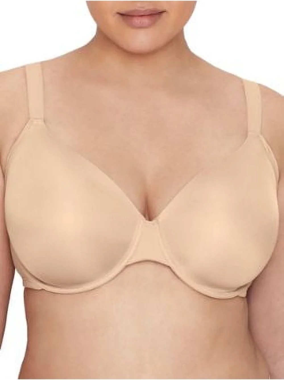 Vanity Fair 76267 Beauty Back Side Smoother Full Figure Bra Tan (42D)